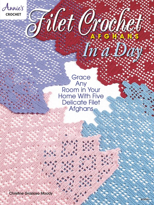 Cover image for Filet Crochet Afghans in a Day